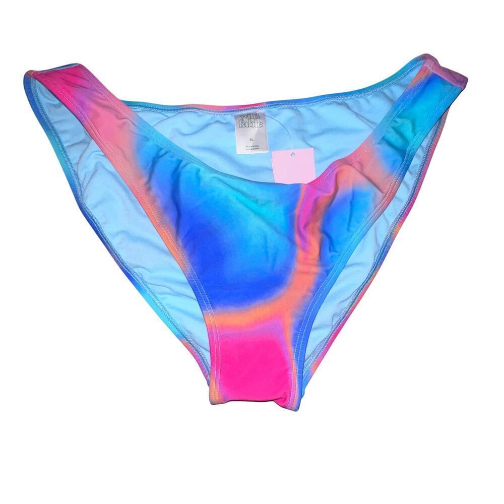 Wild fable, XL low rise, high leg, cheeky beach, bohemian bikini bottom NEW